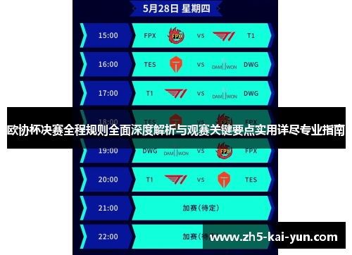 欧协杯决赛全程规则全面深度解析与观赛关键要点实用详尽专业指南 欧协杯决赛全程规则全面深度解析与观赛关键要点实用详尽专业指南